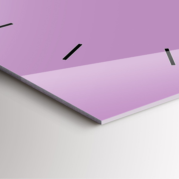 Zegar ścienny kwadratowy Liliowy