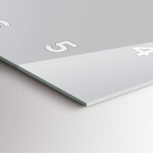 Zegar ścienny kwadratowy Jasny Szary