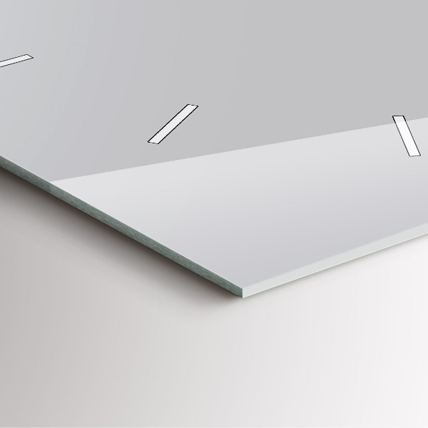 Zegar ścienny kwadratowy Jasny Szary