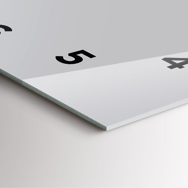 Zegar ścienny kwadratowy Jasny Szary