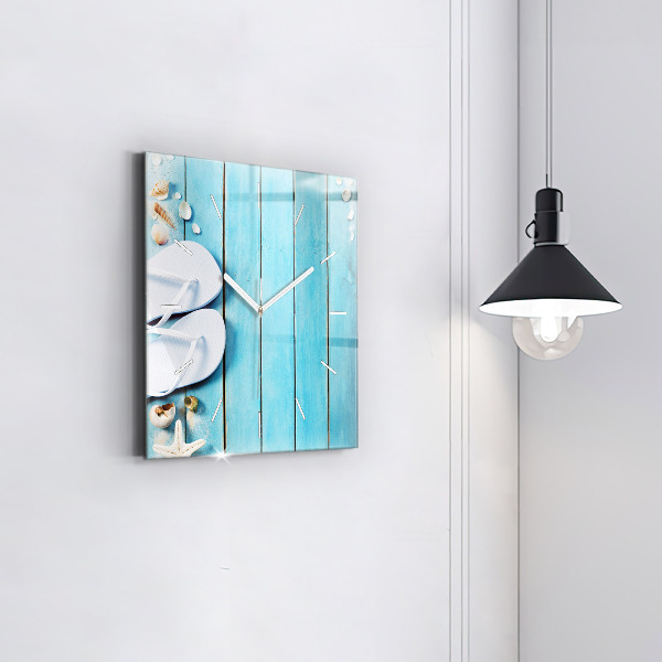 Kwadratowy zegar Wakacyjne akcesoria