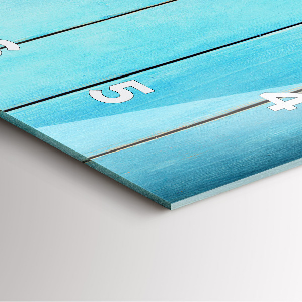 Kwadratowy zegar Wakacyjne akcesoria