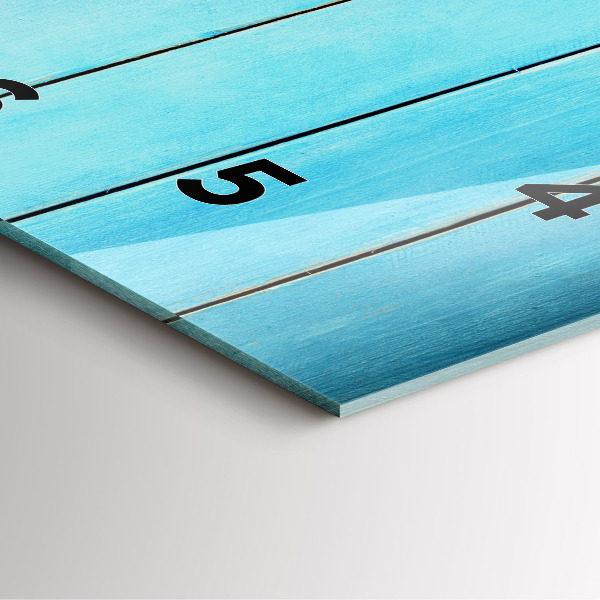 Kwadratowy zegar Wakacyjne akcesoria