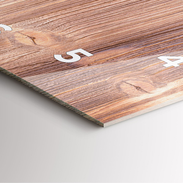 Kwadratowy zegar Papryczki