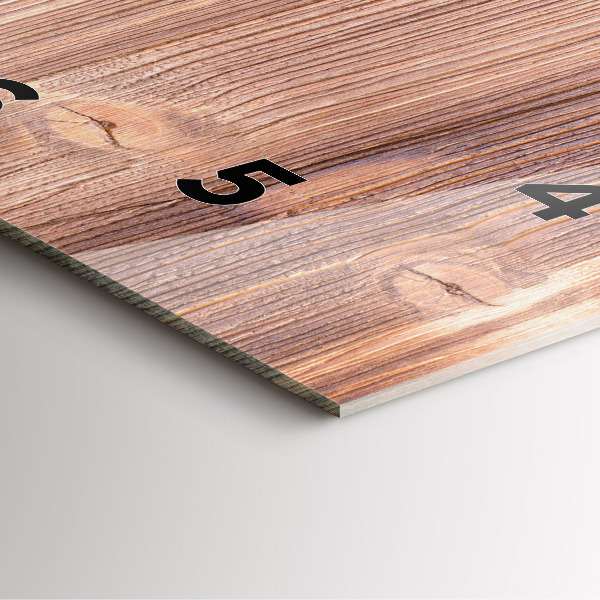 Kwadratowy zegar Papryczki