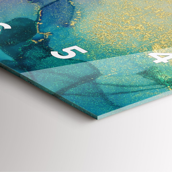 Zegar na ścianę kwadratowy Abstrakcja barw