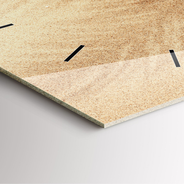 Zegar na ścianę kwadratowy Złota abstrakcja