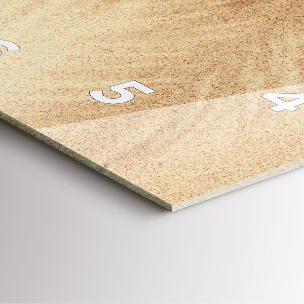 Zegar na ścianę kwadratowy Złota abstrakcja