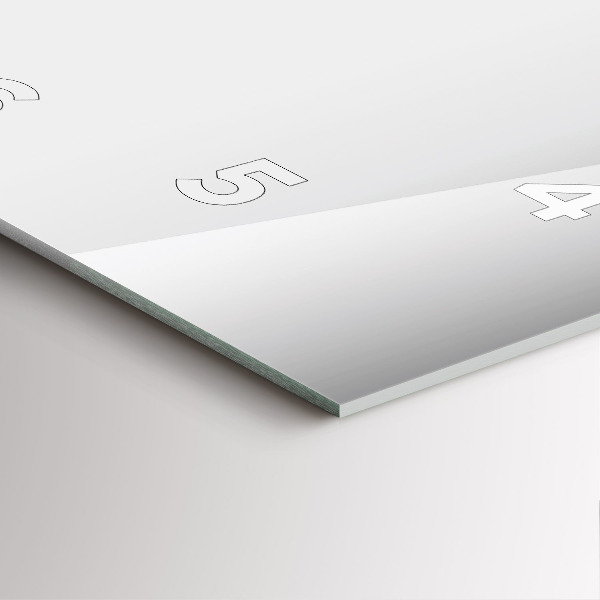 Zegar ścienny kwadratowy Srebrna abstrakcja