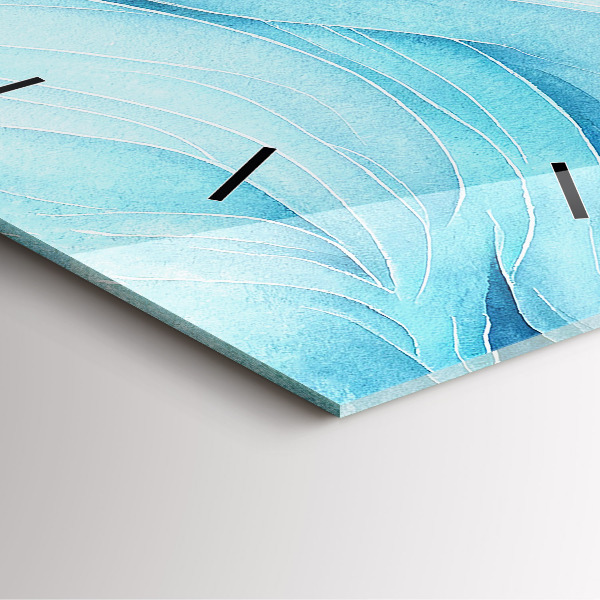 Zegar ścienny kwadratowy Błękitne obłoki