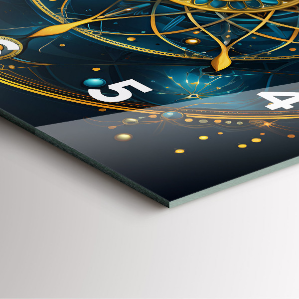 Zegar ścienny kwadratowy Zegar horoskopowy