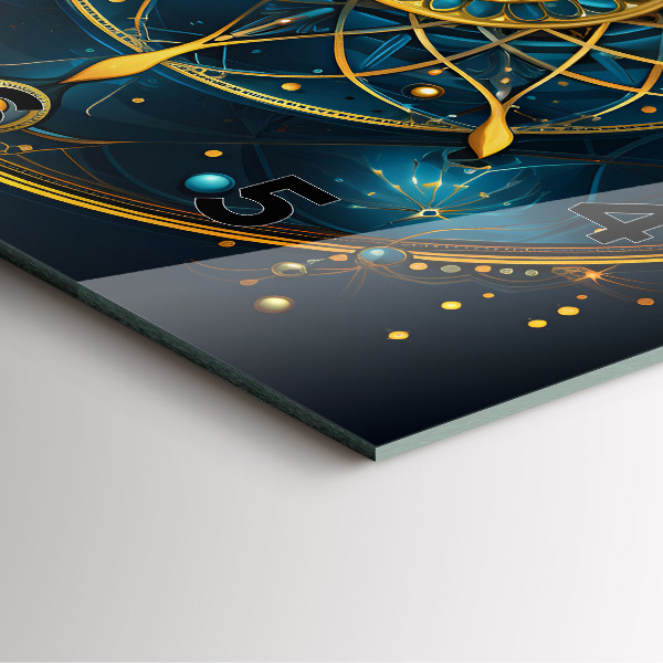 Zegar ścienny kwadratowy Zegar horoskopowy