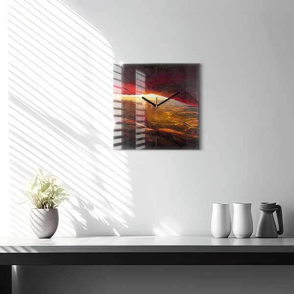 Zegar ścienny kwadratowy Wielki Kanion Arizona