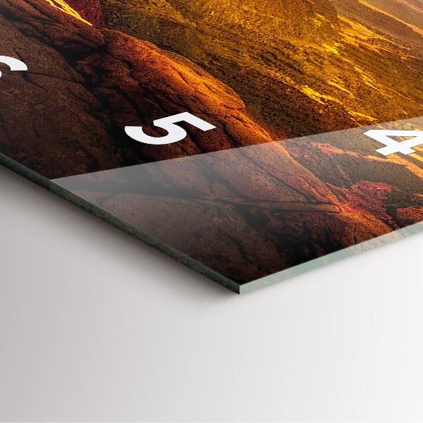 Zegar ścienny kwadratowy Wielki Kanion Arizona