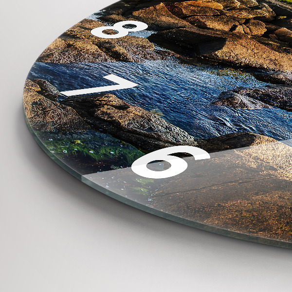 Zegar ścienny okrągły Latarnia morska Annisquam