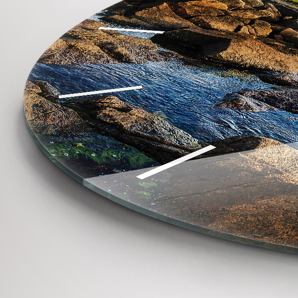 Zegar ścienny okrągły Latarnia morska Annisquam