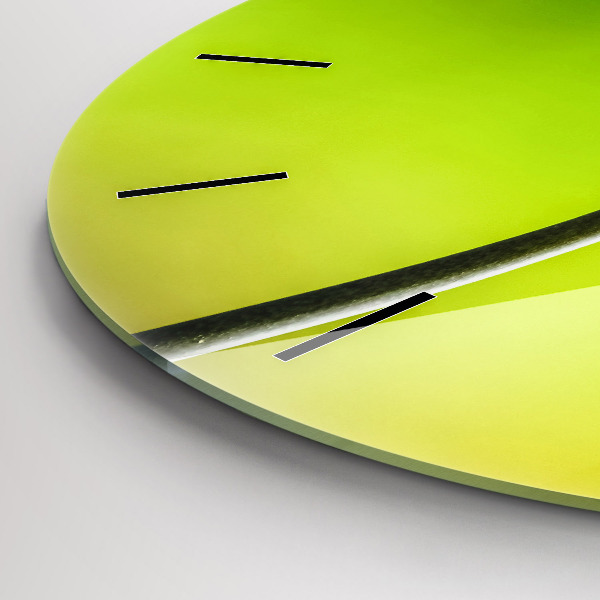 Zegar ścienny okrągły Niebieskie kwiaty