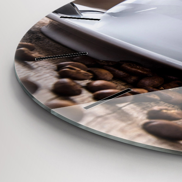 Zegar ścienny okrągły Filiżanka kawy