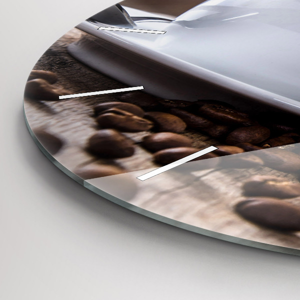 Zegar ścienny okrągły Filiżanka kawy