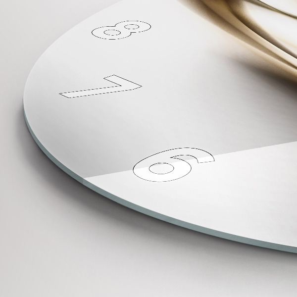 Zegar ścienny okrągły Linie abstrakcyjne