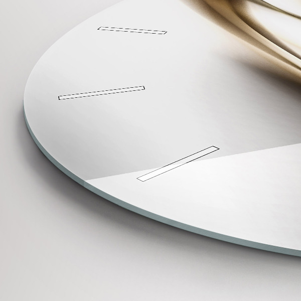 Zegar ścienny okrągły Linie abstrakcyjne