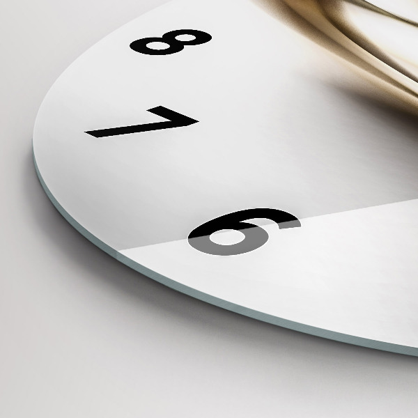 Zegar ścienny okrągły Linie abstrakcyjne