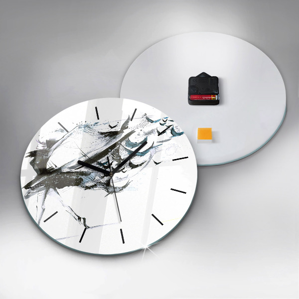 Zegar ścienny okrągły Kobieta tańcząca balet