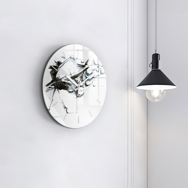 Zegar ścienny okrągły Kobieta tańcząca balet