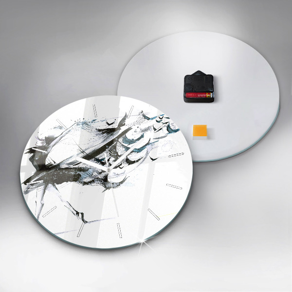 Zegar ścienny okrągły Kobieta tańcząca balet