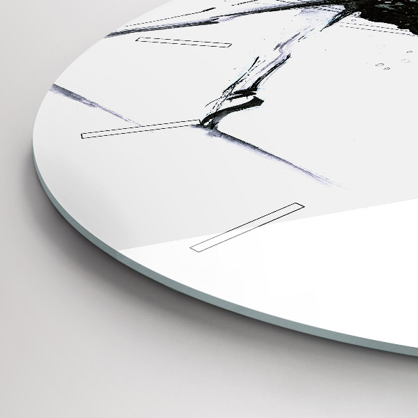 Zegar ścienny okrągły Kobieta tańcząca balet