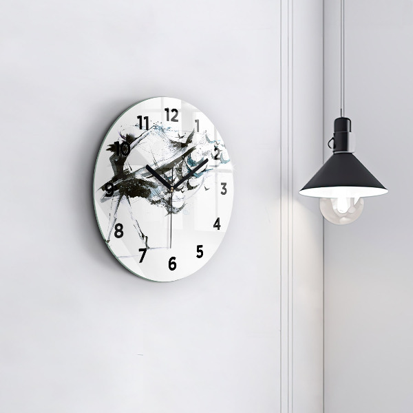 Zegar ścienny okrągły Kobieta tańcząca balet