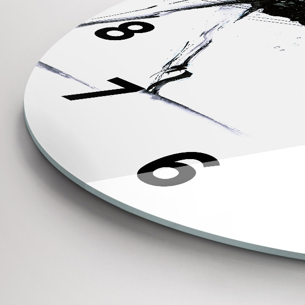 Zegar ścienny okrągły Kobieta tańcząca balet