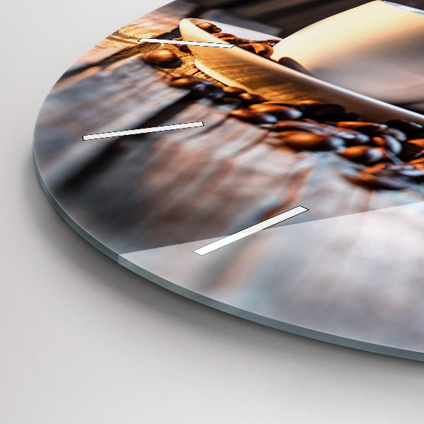 Zegar ścienny okrągły Filiżanka kawy