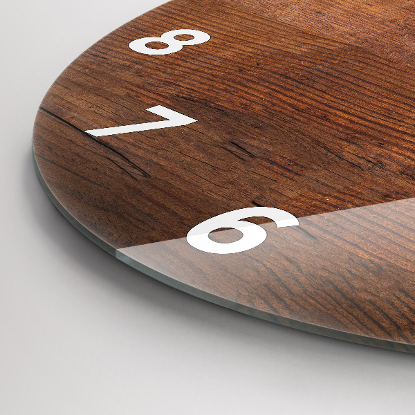 Zegar okrągły Stare drewno