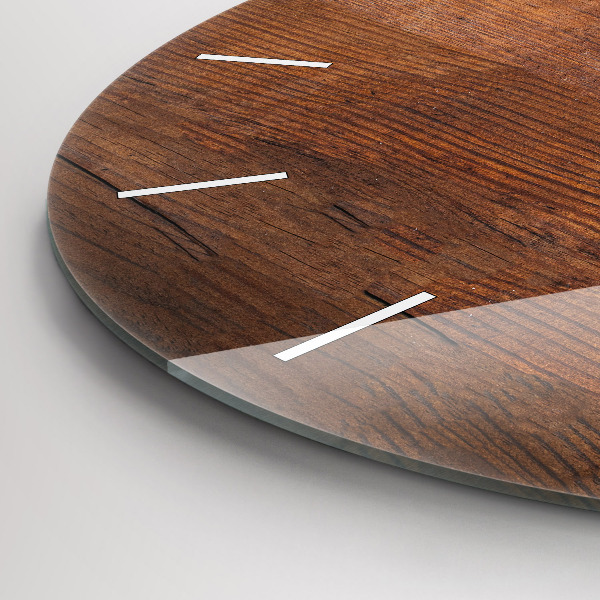 Zegar okrągły Stare drewno