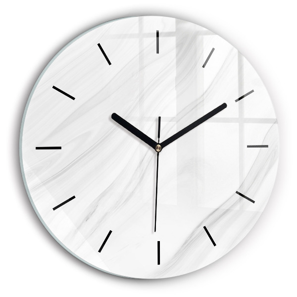Zegar okrągły Dekoracyjny marmur