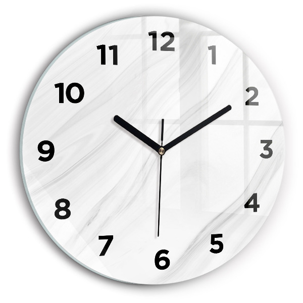 Zegar okrągły Dekoracyjny marmur