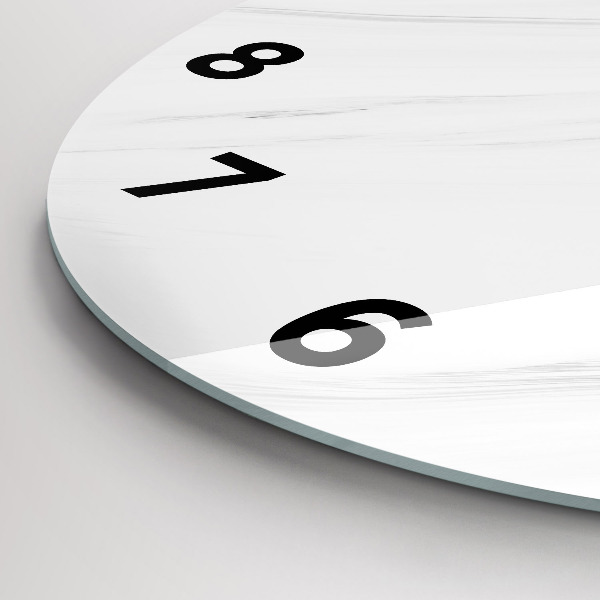 Zegar okrągły Dekoracyjny marmur