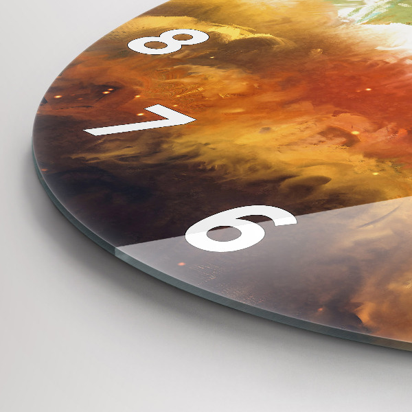 Zegar ścienny okrągły Abstrakcyjny obraz