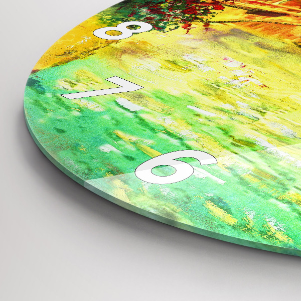 Zegar ścienny okrągły Wenecja Most Rialto