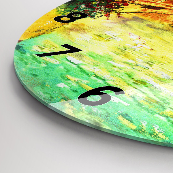 Zegar ścienny okrągły Wenecja Most Rialto