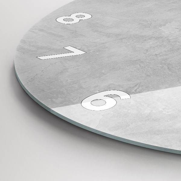 Zegar okrągły z nadrukiem Kamienna ściana