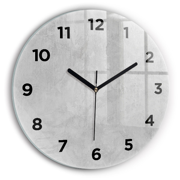 Zegar okrągły z nadrukiem Kamienna ściana