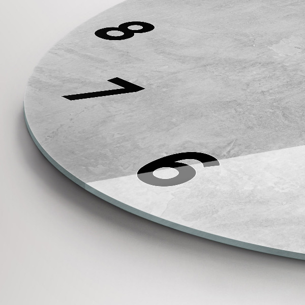 Zegar okrągły z nadrukiem Kamienna ściana