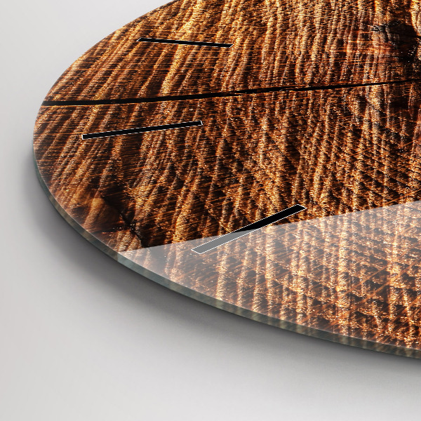 Zegar ścienny okrągły Dekoracyjne drewno