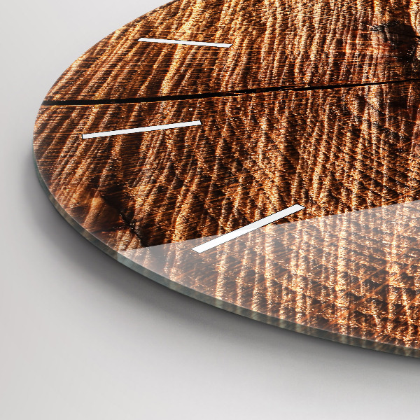 Zegar ścienny okrągły Dekoracyjne drewno