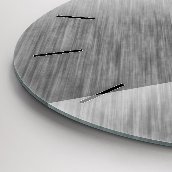 Zegar ścienny okrągły Metalowa ściana