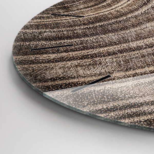 Zegar ścienny okrągły Pień drzewa