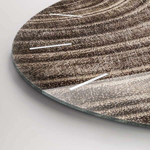 Zegar ścienny okrągły Pień drzewa