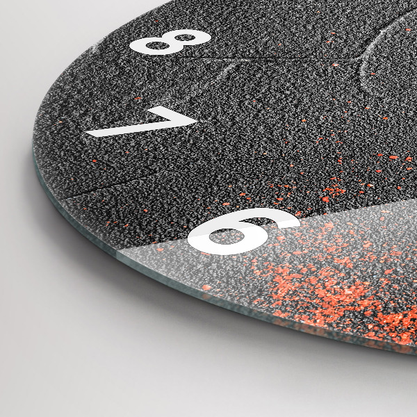 Zegar okrągły Czerwone papryczki